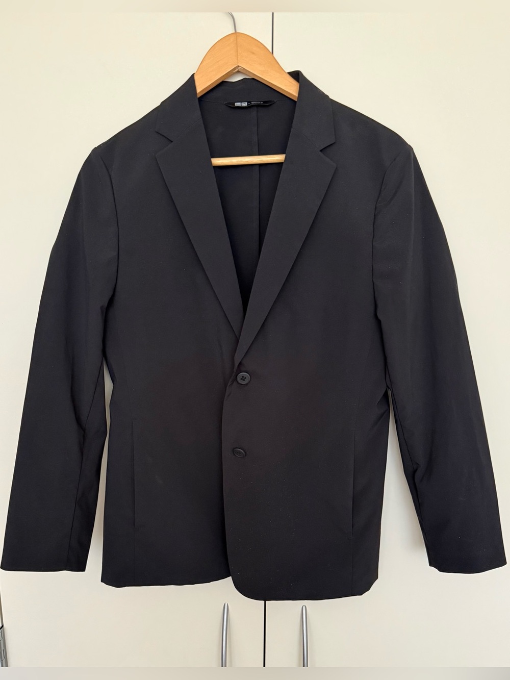 Theory X Uniqlo Black Tailored Single Breasted fitted Blazer Size S EUC